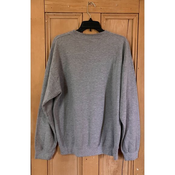 Gildan Mens Vintage Y2K Yale Heavy Blend Pullover Sweatshirt Large Gray SP EXC - Picture 8 of 10